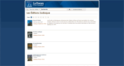 Desktop Screenshot of editions-zodiaque.com